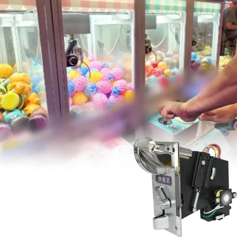 Aceptor moeda moeda velocidade velocidade seletor moedas com fio para seletor moeda eletrônica