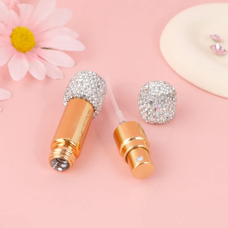 10ml Customized Portable Light Fine Spray Bottle - Small Press Empty Container for Best-Selling Perfumes