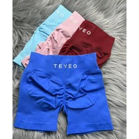 TEVEO New Impact Fitness Pants Spice Girl Butt Lift Peach Quick Dry Tight Athletic Shorts Women's Yoga Pants Shorts