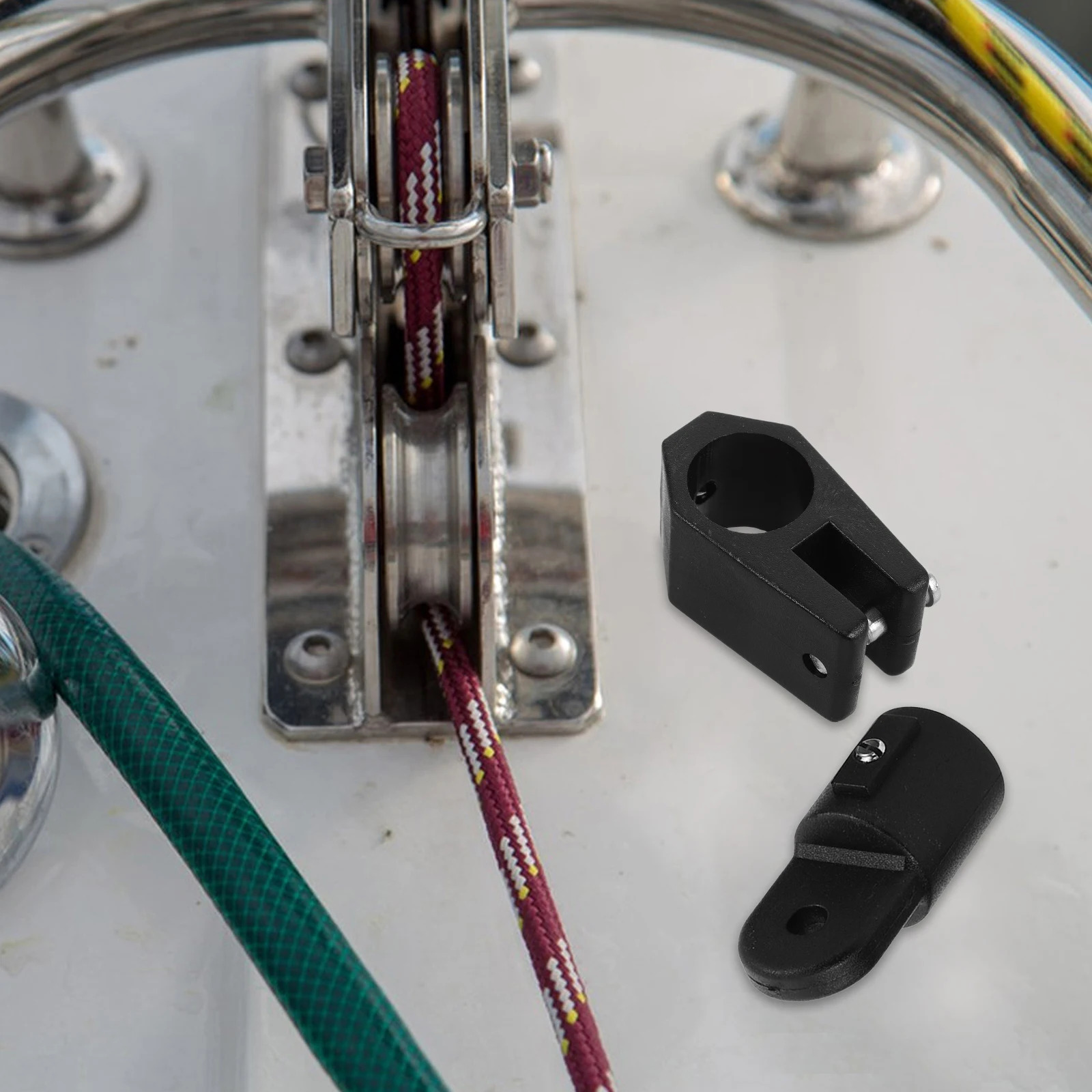 

6Pcs Bimini Top Jaw Slide Cap Eye End Marine Hardware Fitting for Boat Canopy Support Stable Sun Protection Yacht Accessories