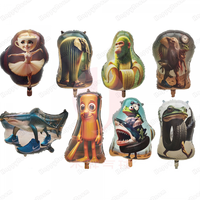 Italian Brainrot Animals Theme Kids Birthday Party Supplies Tung Tung Tung Sahur Balloon Funny Meme Anime Home Decorat Gift 2025