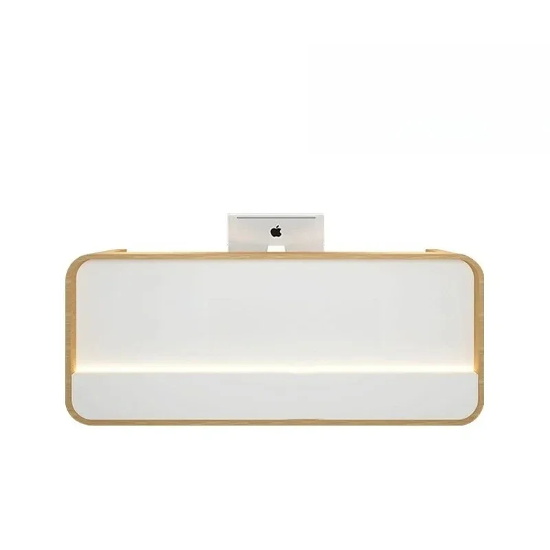 

Современный салон красоты, магазин одежды, стойка для оплаты, простая стойка ресепшн для ресторана, отеля, компании.