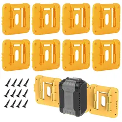 5/10PCS Battery Holder Stand for Dewalt 18V 20V Li-ion Battery,Wall Mount Battery Dock Storage Rack for Dewalt DCB182 DCB203