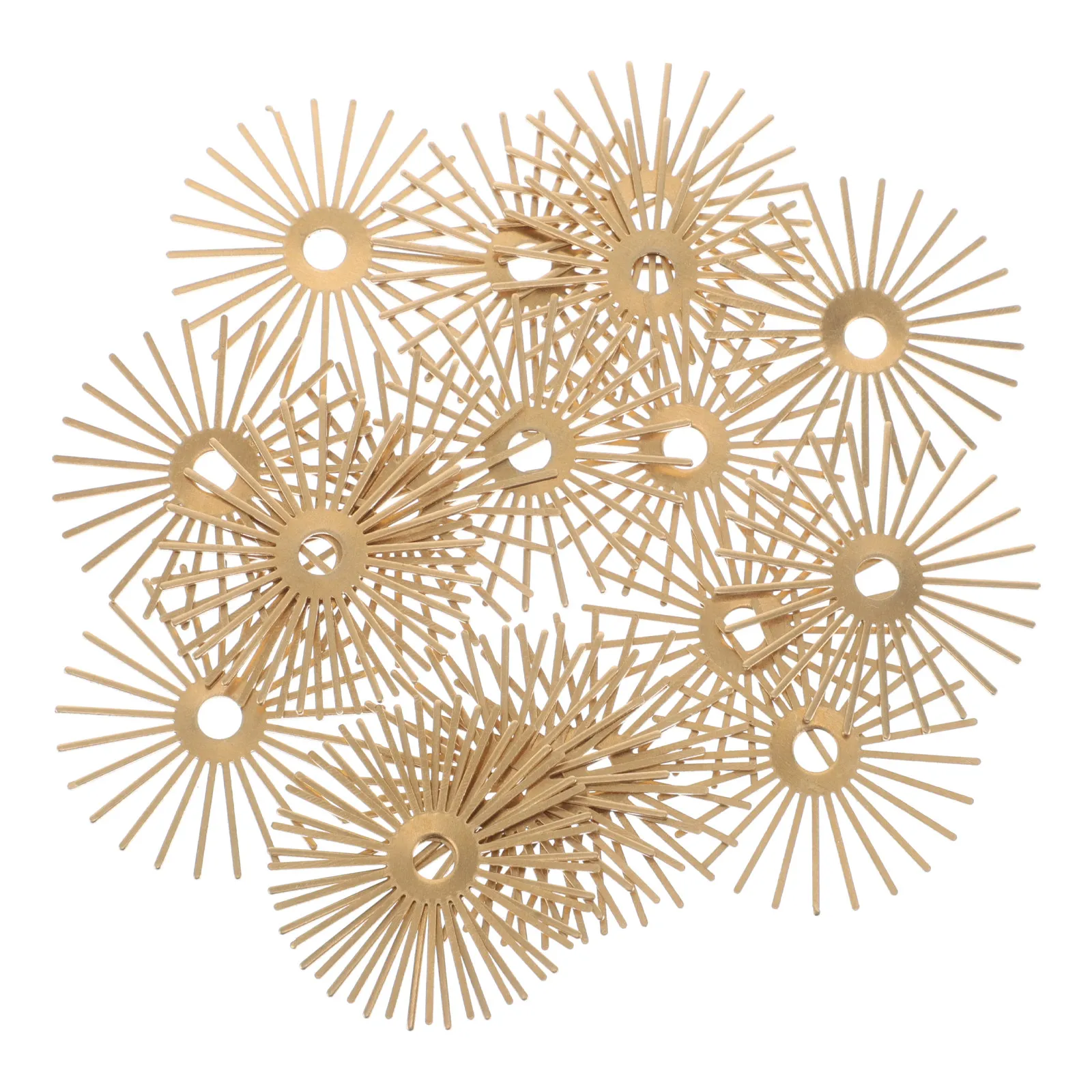 

20 шт. подвесок-шармов в форме подсолнуха для рукоделия, изготовления украшений, браслетов, ожерелий, серег, креативных изделий ручной работы