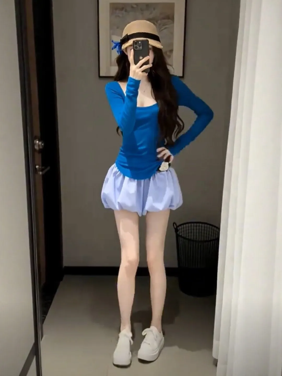 

Gentle Wind Floral f Skirt Set Cute Two-Piece Ensemble Youthful OOTD Spring 2026 Comfortable Faion Women's Clothing