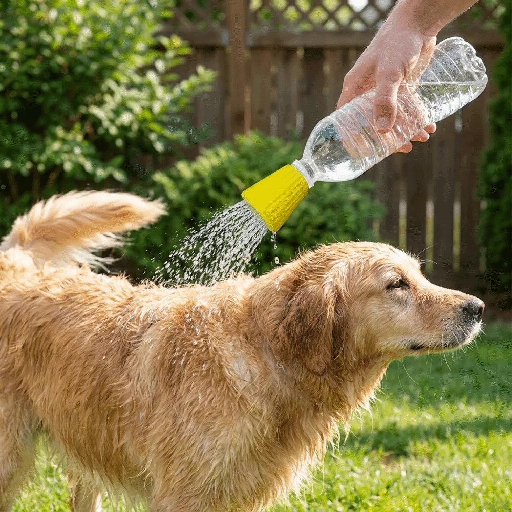 Portable Pet Shower Head Handheld Universal Dog Shower Nozzle Reusable Quick Washing Dog Wash Spray Nozzle Travel