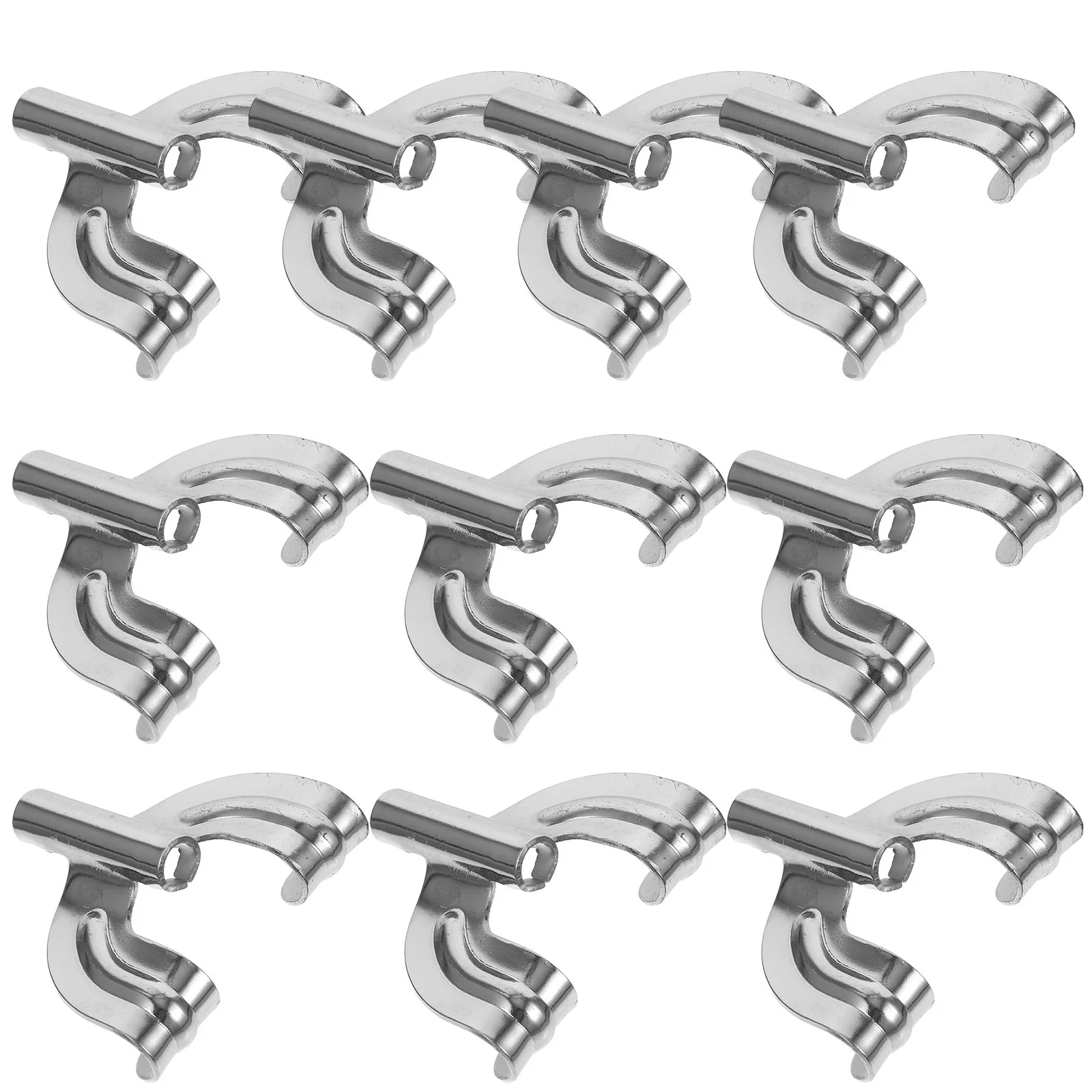 

10 Pcs Drum Hook Bass Accessory Metal Mount Claw Hooks Replacements Percussion Instrument Kit