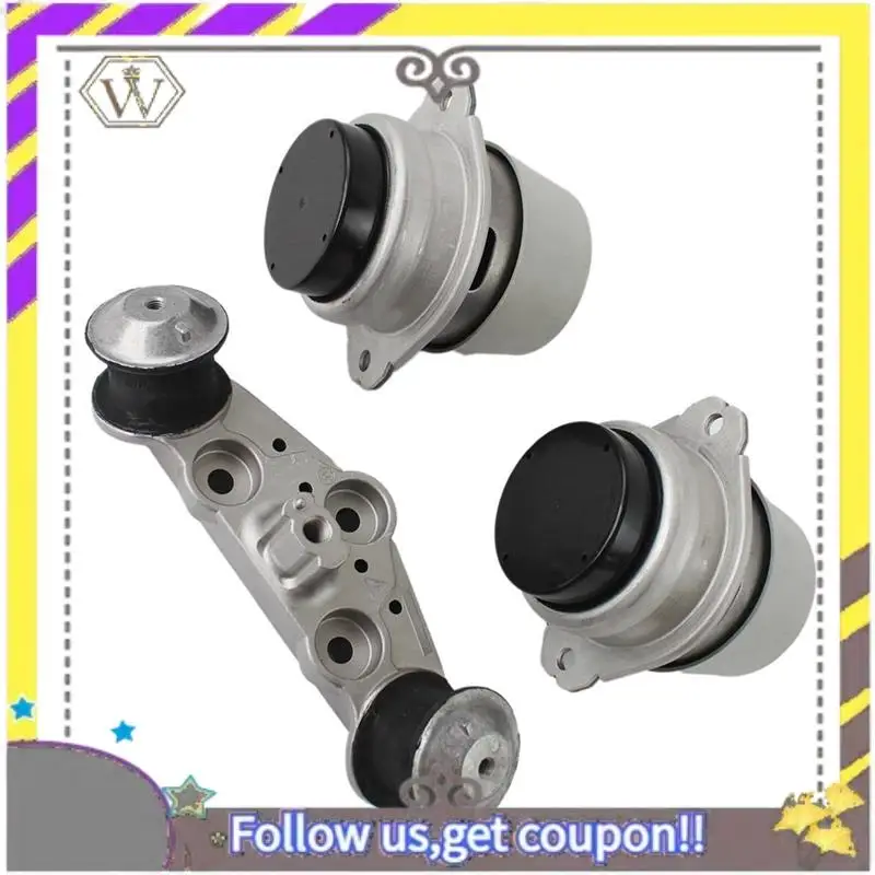 

ABXV-Automotive Engine Motor&Transmission Mount Set For Porsche Panamera 2010-2016 94837506100 94837506200 97037511801