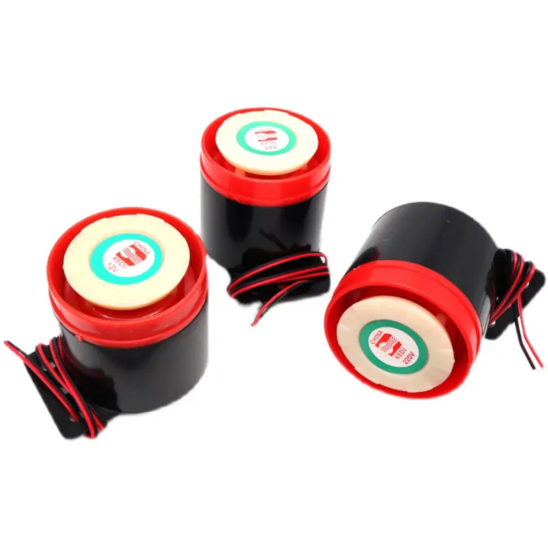 [120dB 고음량] 방수 경보 버저 3V/5V/12V/24V - 액티브/패시브, 연속/간헐, IP67, 산업용 사이렌