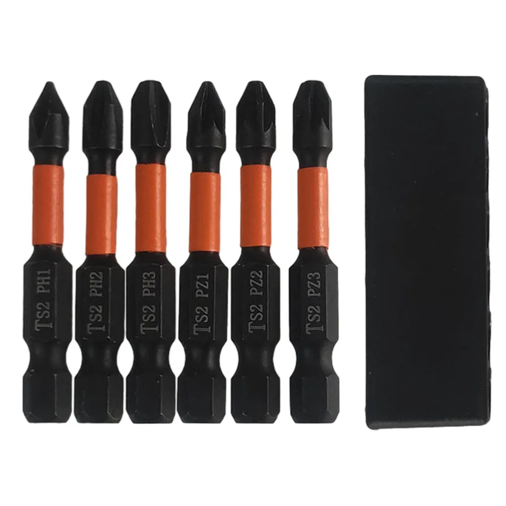 

6pcs Magnetic Torx Screwdriver Bits Set PH1 PH2 PH3 PZ1 PZ2 PZ3 1/4 Hex Screw Driver Bits Screwdriver Bit Holder Hand Tool