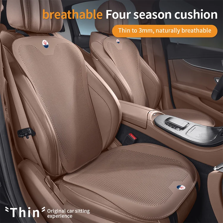 

Car Ultra-Thin Seat Cushion Maserati Levante Ghibli Grecale Spyder Coupe Quattroporte GranTurismo Breathable Seat Pad Seat Cover