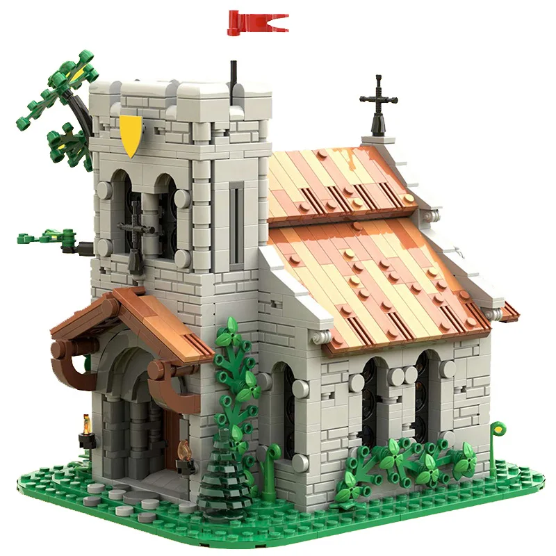 Medieval Castle Building Blocks Knights Tournament Castle Model Assemble Architecture Educational Creative Collection Toys Gifts