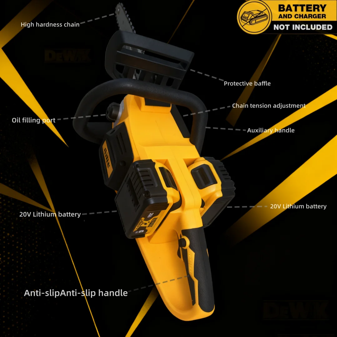 40 فولت (2 × 20 فولت ماكس) منشار كهربائي بدون فرش 16 بوصة يناسب ديوالت 20 فولت أداة تعمل بالبطارية لتوظائف قطع الخشب #3