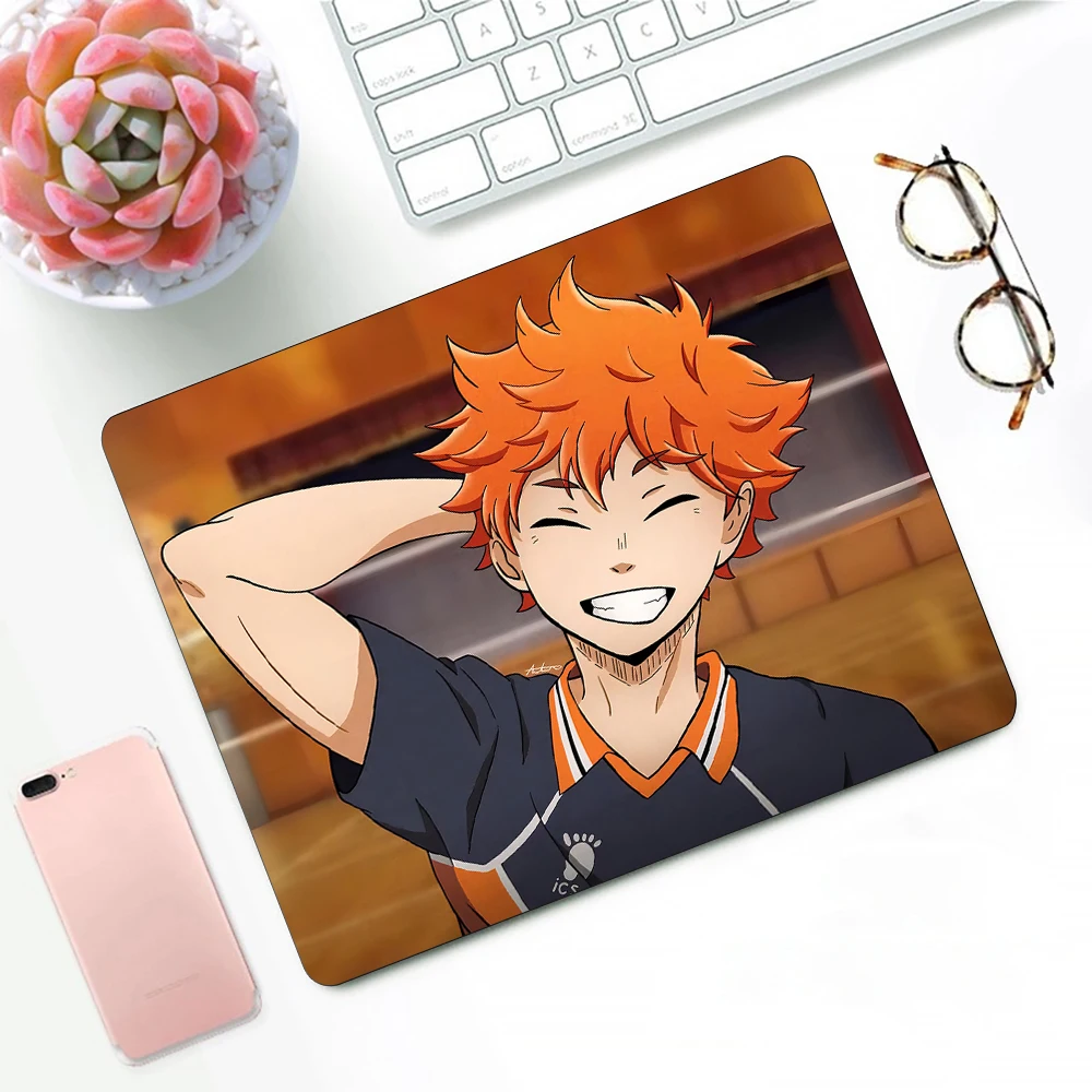 Anime Boy Volleyball Haikyuu Gaming Mouse Pad XS Small Mousepad For PC Gamer Desktop Decoration Office Mouse Mat Deskmat Rug