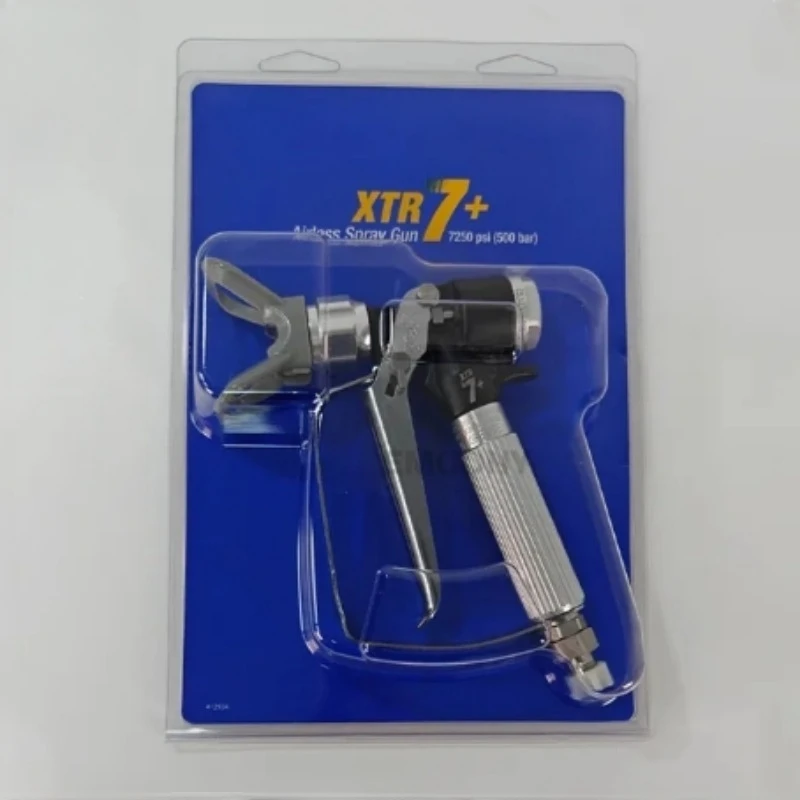 Wetool XTR5 XTR6 XTR7 Airless Spray Gun for 500Bar Spraying Paint Jobs Round Handle 4-Finger Trigger No Tip Protective Coatings