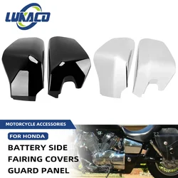 1 Pair Motorcycle Left Right Battery Side Fairing Guard Cover For Honda Shadow ACE Aero Spirit VT 400 750 VT400 VT750 2004-2013