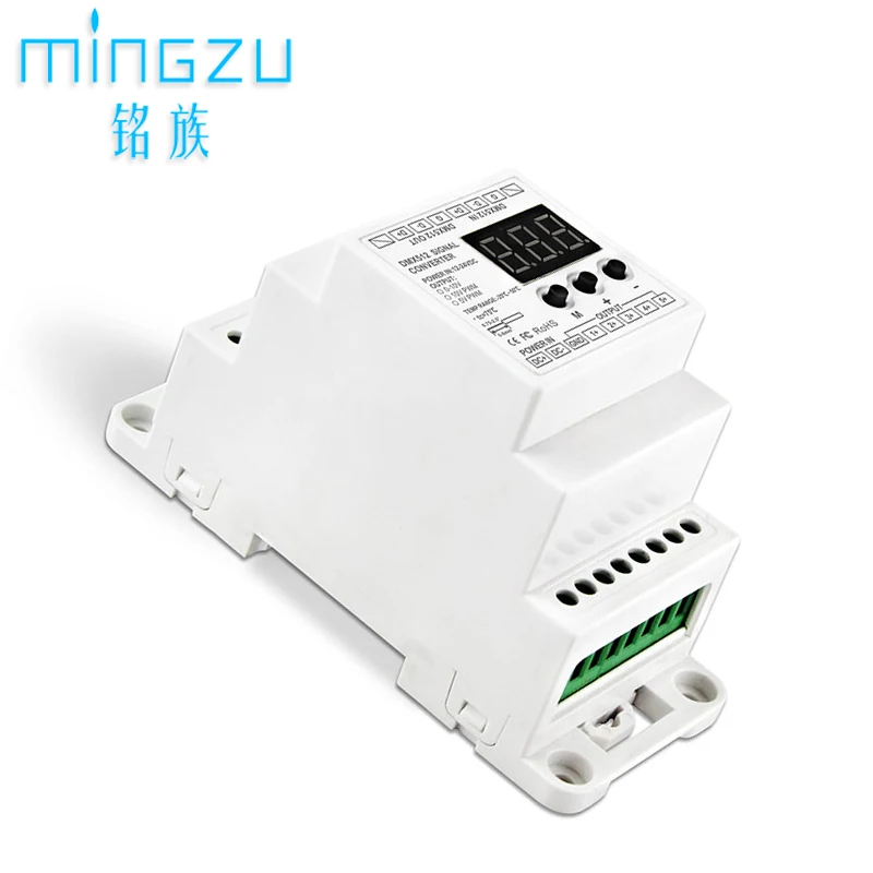 DMX512 Signal Converter 0-10V or PWM5V PWM10V controller LED lamp control drive Brightness adjustment dimmable lamps