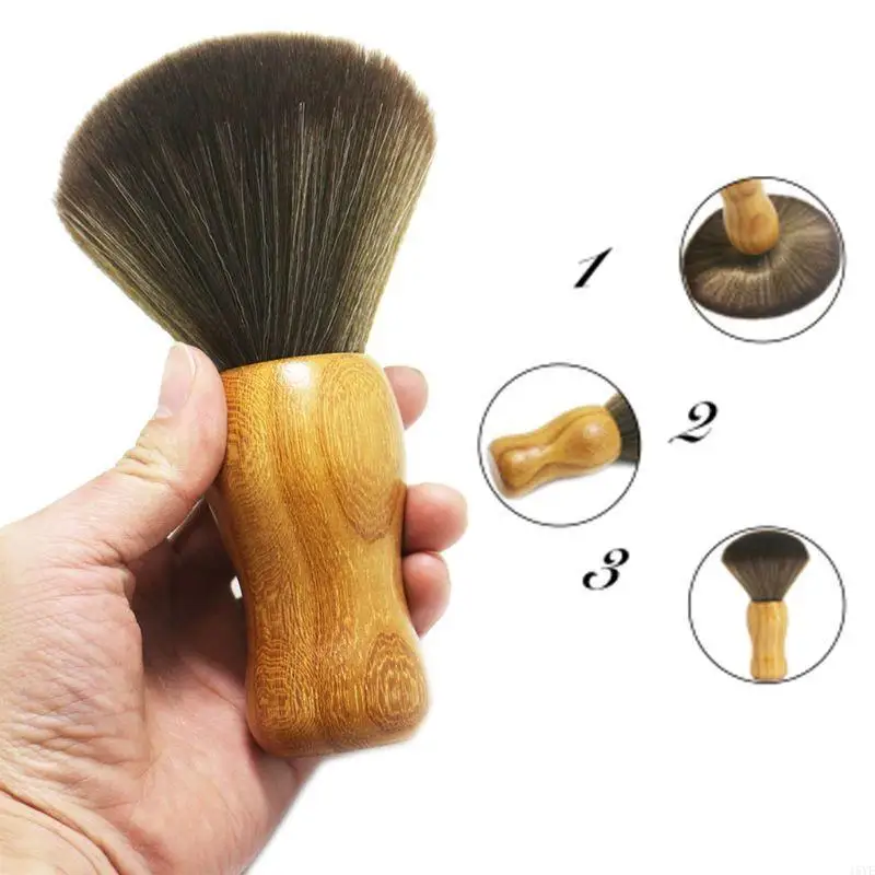 Wooden Handle Anti-Static for LP Cleaning Tool Dust Remover Turntable Soft Br