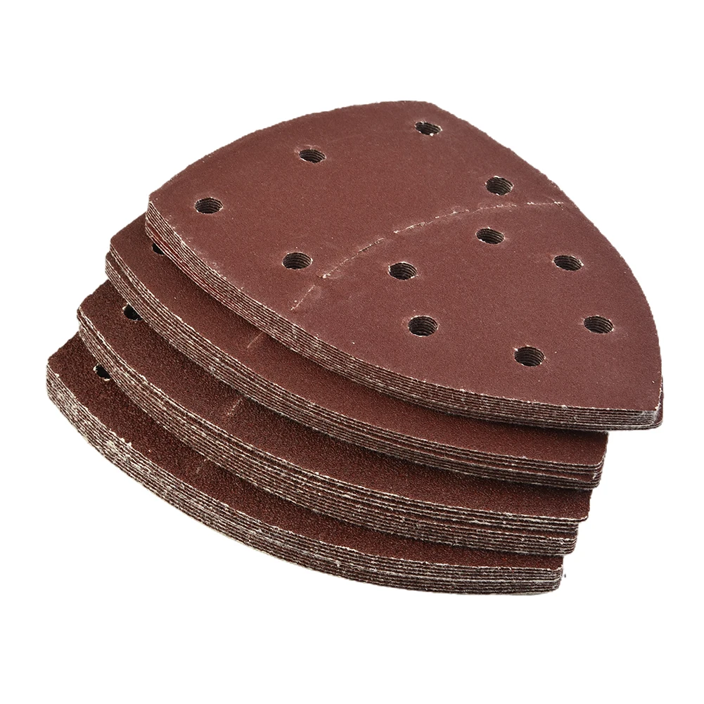

40PCS Triangular Sanding Disc 140mm*100mm Sander Sandpaper Abrasive Tools For Sanding ,Grit 60 80 120 240