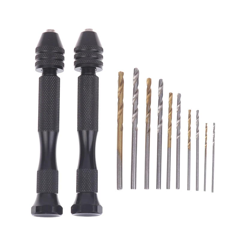 50 قطعة الدقة دبوس ملزمة هواية الحفر مع نموذج تويست اليد لقمة ثقب مجموعة عالية السرعة ثقب افتتاح DIY بها بنفسك أداة الحفر