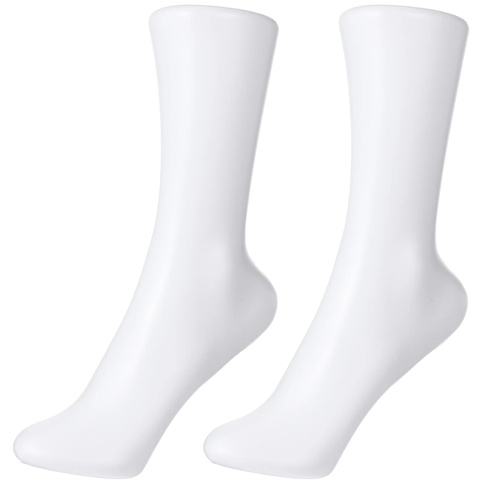 2 قطعة عارضة أزياء القدم لعرض جورب الحذاء دعم الجوارب البلاستيكية أقدام وهمية امرأة قالب القدم المعرضة الساق خلخال العرض