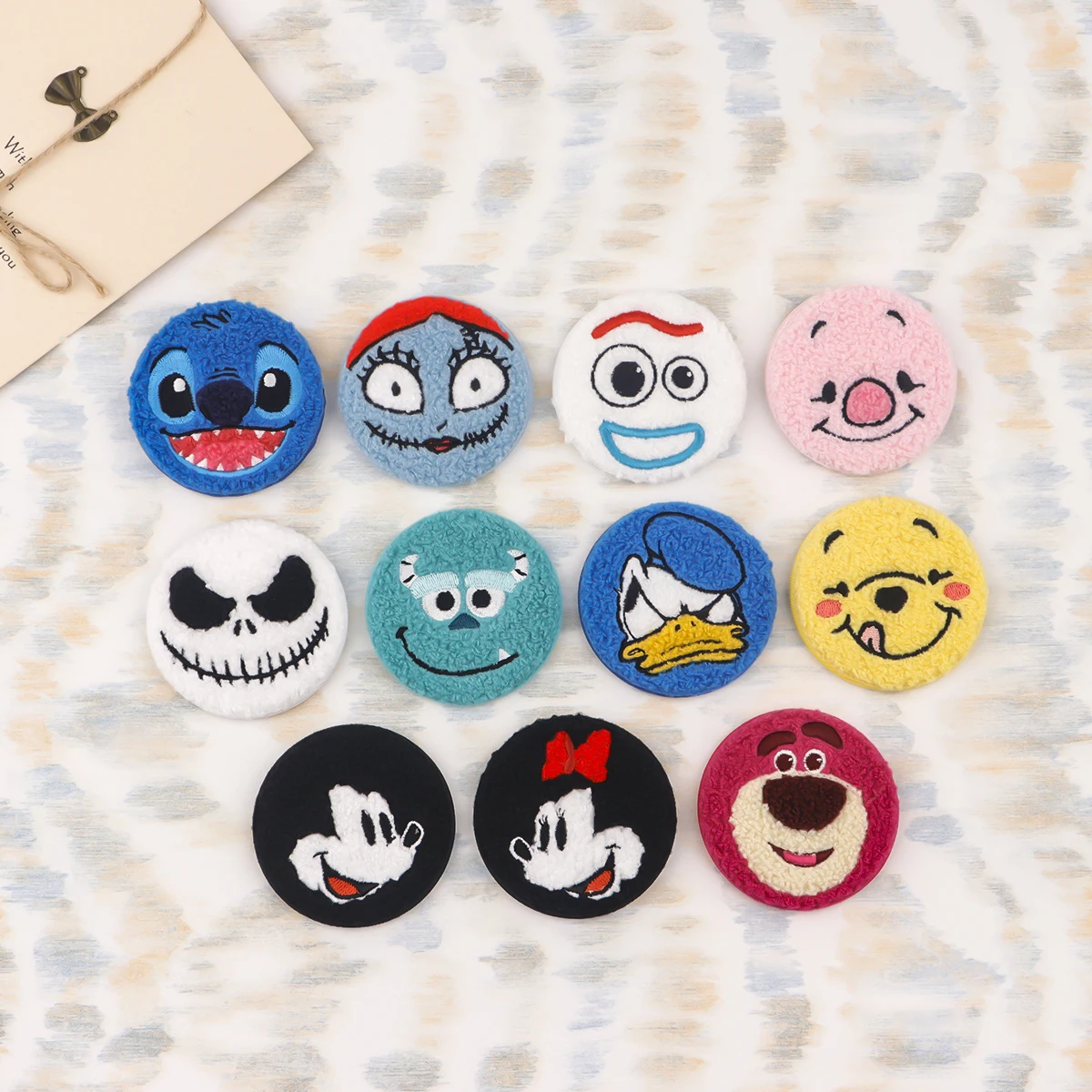 Cute Cartoon Mouse Bear Tinplate Brooch for Clothes Embroidery Lapel Pins for Backpack Button Pins Bags Badges Accessories Gifts