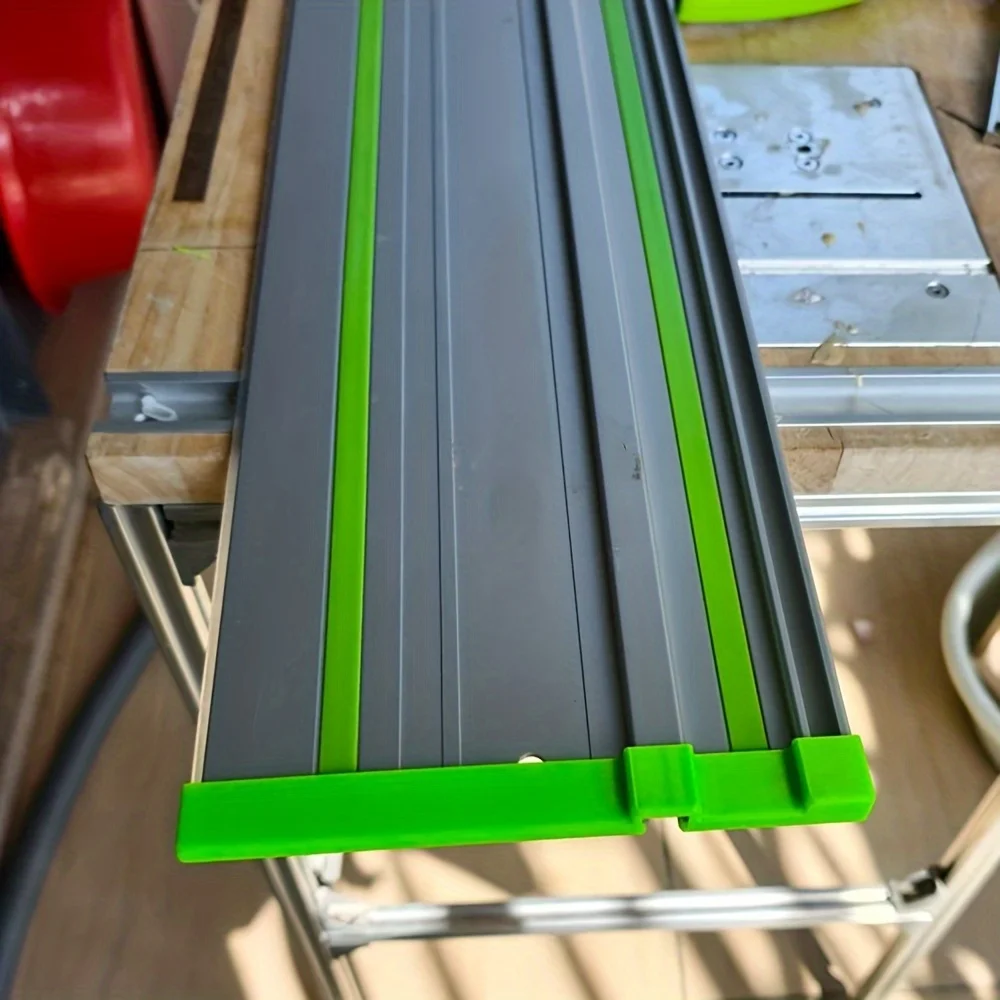 2pc Guide Rail Protective Caps Compatible For Track Saw Rails Accessory, Protect Both Ends of Your Track Saw Guide Rails