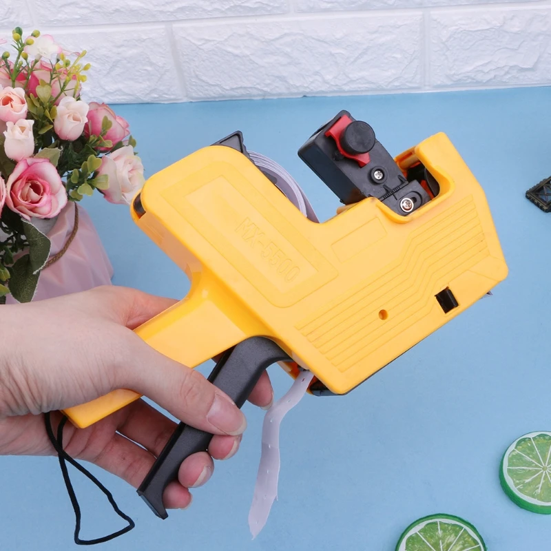 2022 Baru MX-5500 8 Digit Harga Label Label Stiker Label Kertas Label + 2 Gulungan Tinta