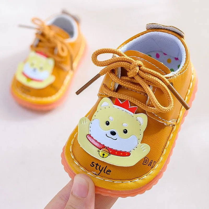 

Autumn Vocal Shoes Soft Sole Baby Items Anti Slip Sneakers 0-1 Year Old Shoes Cartoon Walking Shoes Cartoon Kid Shoes zapatillas