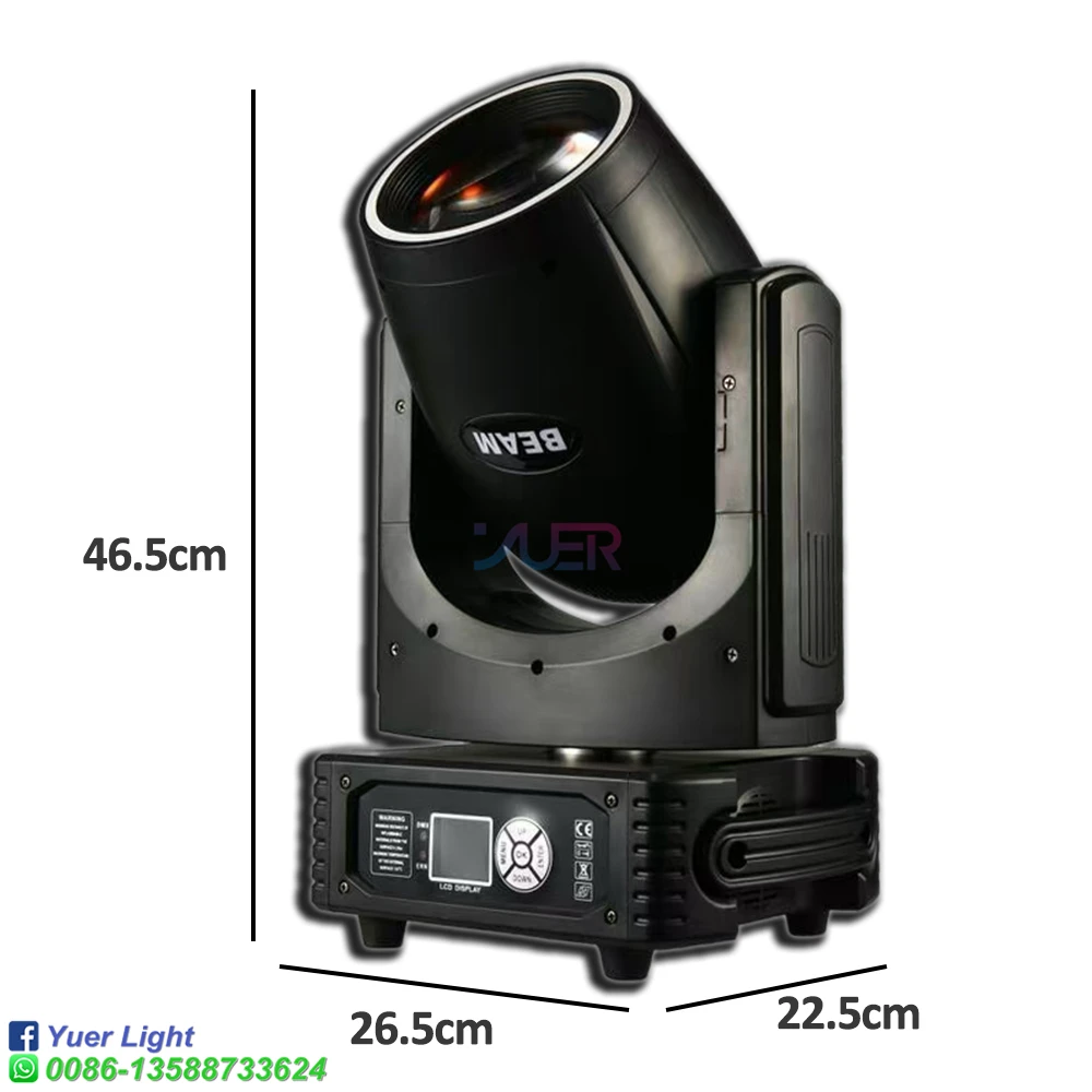 Imagem -03 - Beam Moving Head Zoom Light Iluminação de Palco Gobo Spot Controle Dmx512 dj Disco Club Teatros Banquete 12r 230w Pcs por Lote