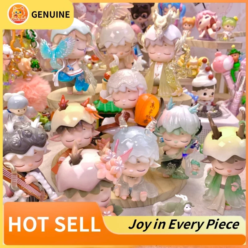 

Genuine Spot Mimi Blind Box Fenghualu Series Mimi Chinese Style Figure Kawaii Ornaments Trendy Fashionable Ornaments Girl Gift