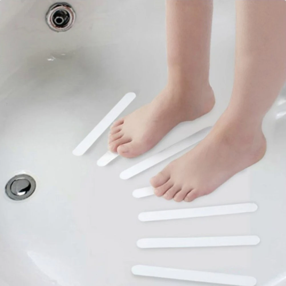 

10 pcs Anti-slip Stickers Bath Safety Strips Bathtub Shower Tape Non-slip Adhesive Kitchen Bathroom Balcony Corridor