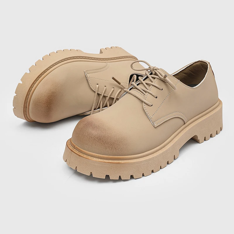 

Мужской деловой весенне-осенний джентльменский элегантный и классический легтимный кожаный костюм, официальная социальная обувь для мужчин, модельные туфли цвета хакиса