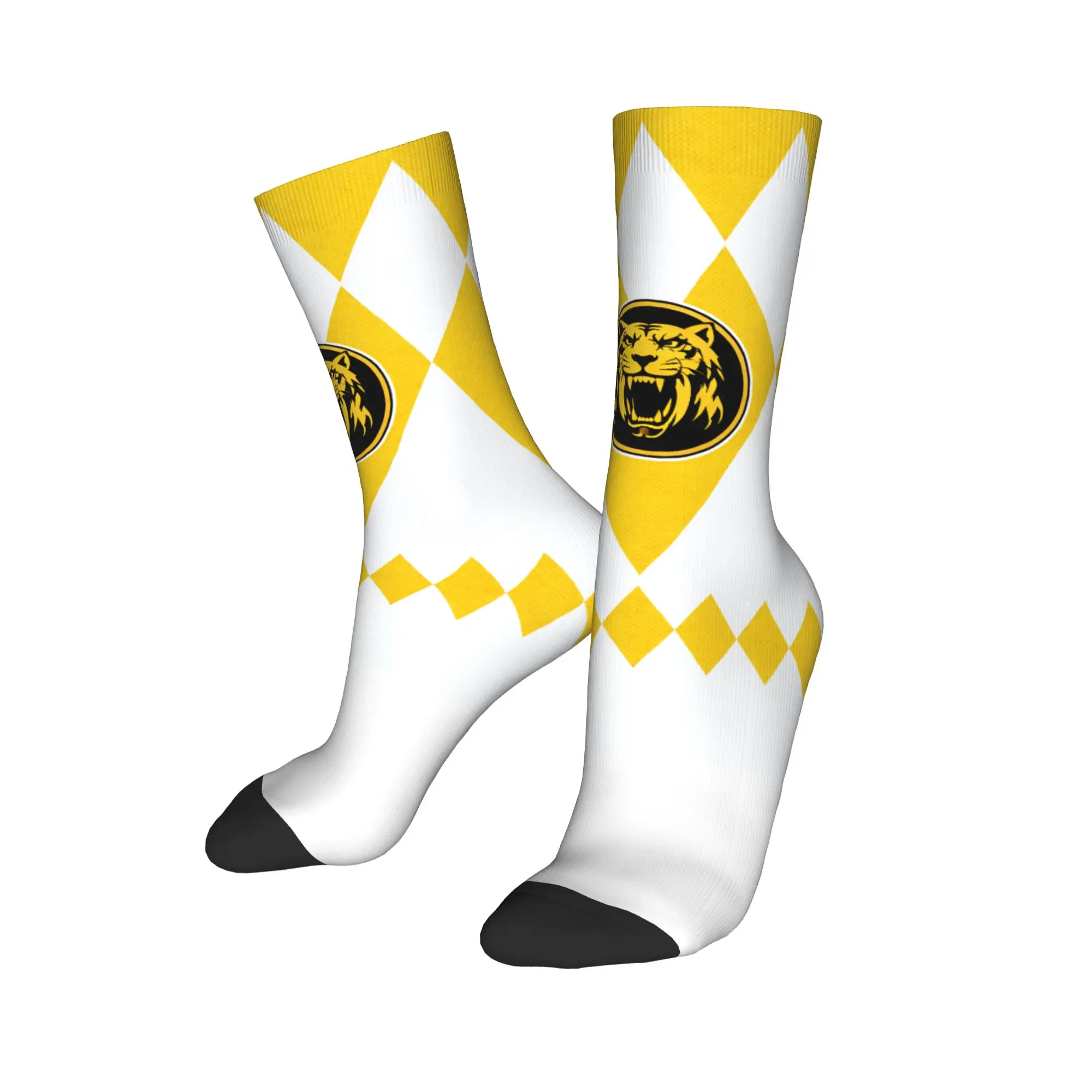 Winter Warm Hip-hop Men's Women's Powers Rangerr Socks  Non-slip Soccer Socks