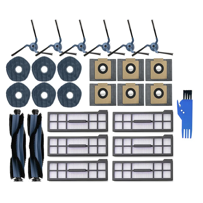 

G6-для Eufy X10 Pro Omni запасные части аксессуары роликовая боковая щетка фильтр швабра тряпки подушечки мешок для пыли