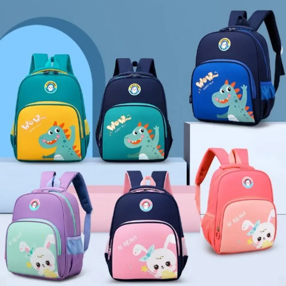 Grappige Schattige Cartoon Dinosaurus Rugzak Lichtgewicht Dinosaurus Patroon Kinderen Schooltas Ademende Kleuterschool Schooltas Jongen