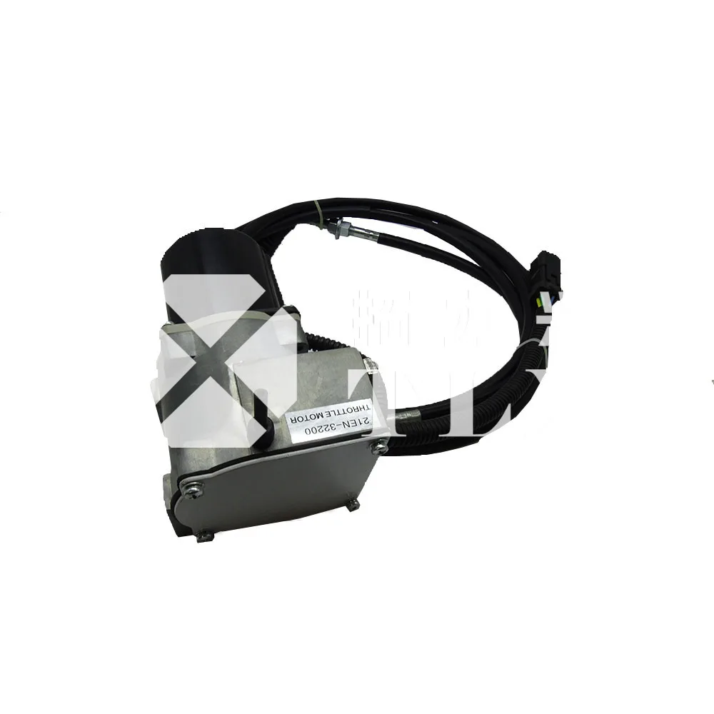 21EN-32220 Round Throttle Motor (Short Lead), Fits Hyundai R140 R160 R180 R210 R225 Excavators