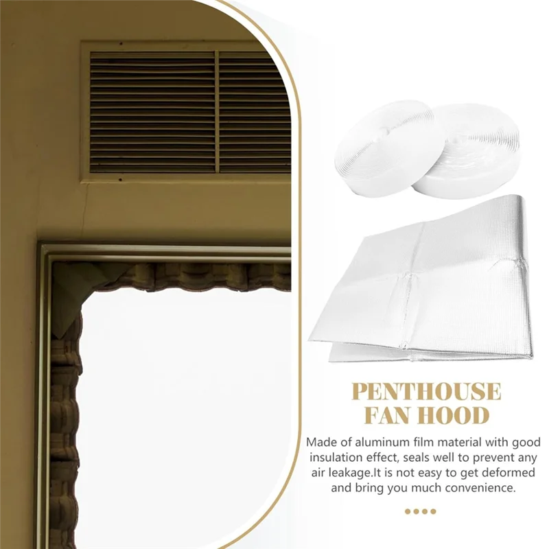 ABRS-Attic Armour Attic Fan Cover,Insulation Cover With Strips Adhesive For Attic Fan,Attic Ceiling Shutter Cover