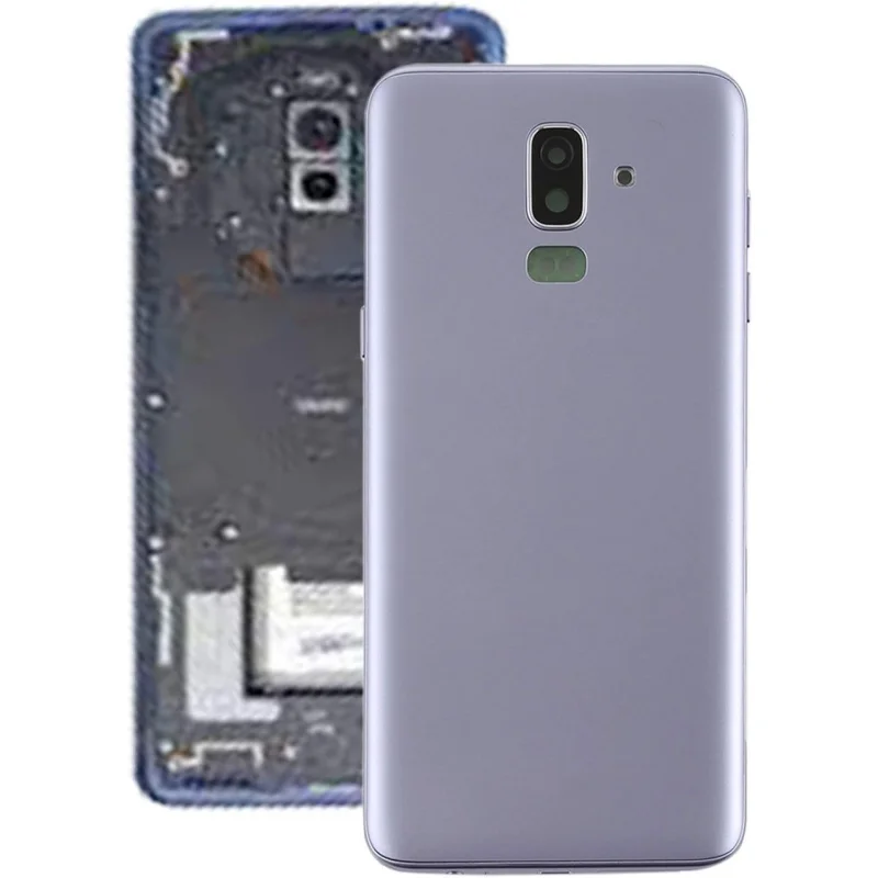 

Accessory Back Cover with Side Keys Camera Lens for Galaxy J8 (2018), J810F/DS, J810Y/DS, J810G/DS (Color : Grey)
