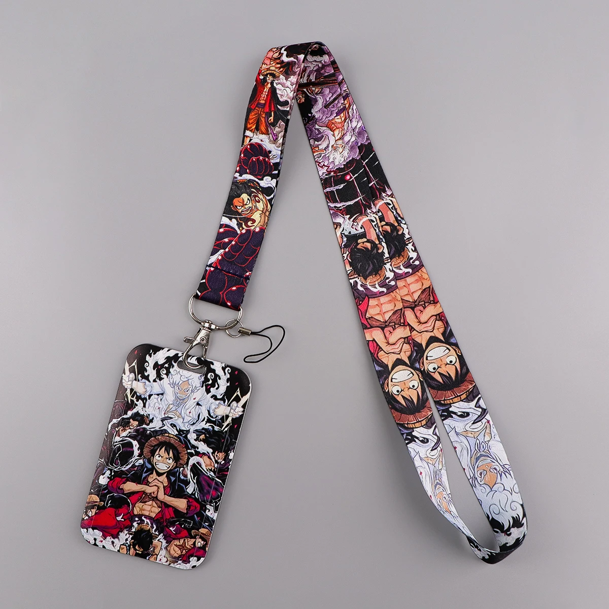 Zoro Lanyard Anime Pirate Card Holder Neck Strap for Key ID Card Phone Straps Badge Holder Keyrings Cosplay Accessories Gifts