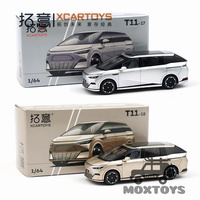 Xcartoys 1:64 XPENG X9 Starmoon Silver / golden Diecast Model Car