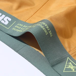 TENCEL-جذوع رجالية ، ملابس داخلية™مشروطة مضادة للبكتيريا ، ملخصات لامتصاص الرطوبة للرجال ، ملاكمين غير ملحومة متوسطة الخصر أفضل 12 قميص مخب للرجال - No10