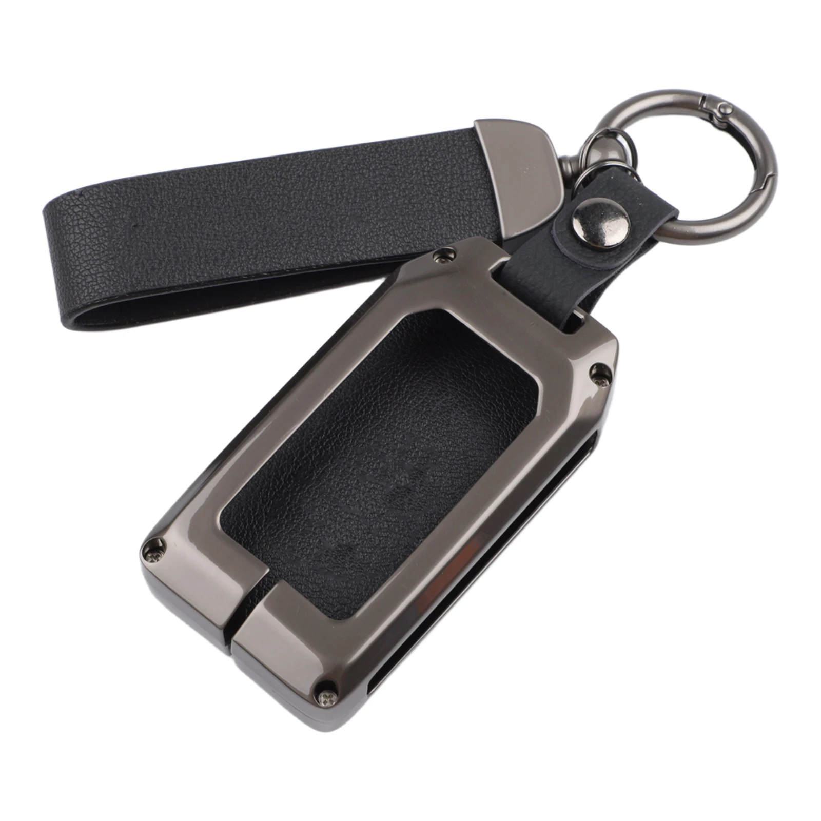 Keyless Entry Protector Leather Key Case Key Protection Accessory Precise Signal Alignment Cowhide Leather For Volvo XC40