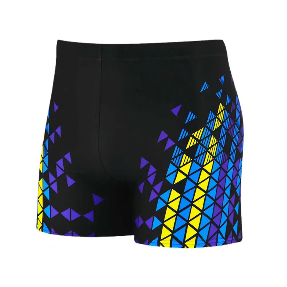 Swimming Trunks Print Quick Dry Great Stitching Compact Summer Trunks for Swimming Pool