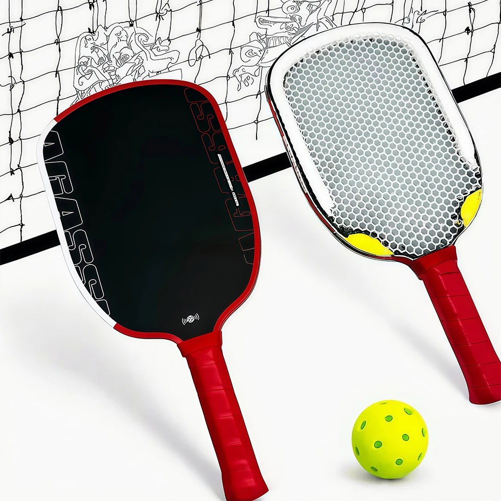 

Ready to Ship Agasi Pro Pickleball Paddle Large Sweet Spot GEN4 TFP Foam Toray T700 Raw Carbon Fiber Surface USAPA Approved