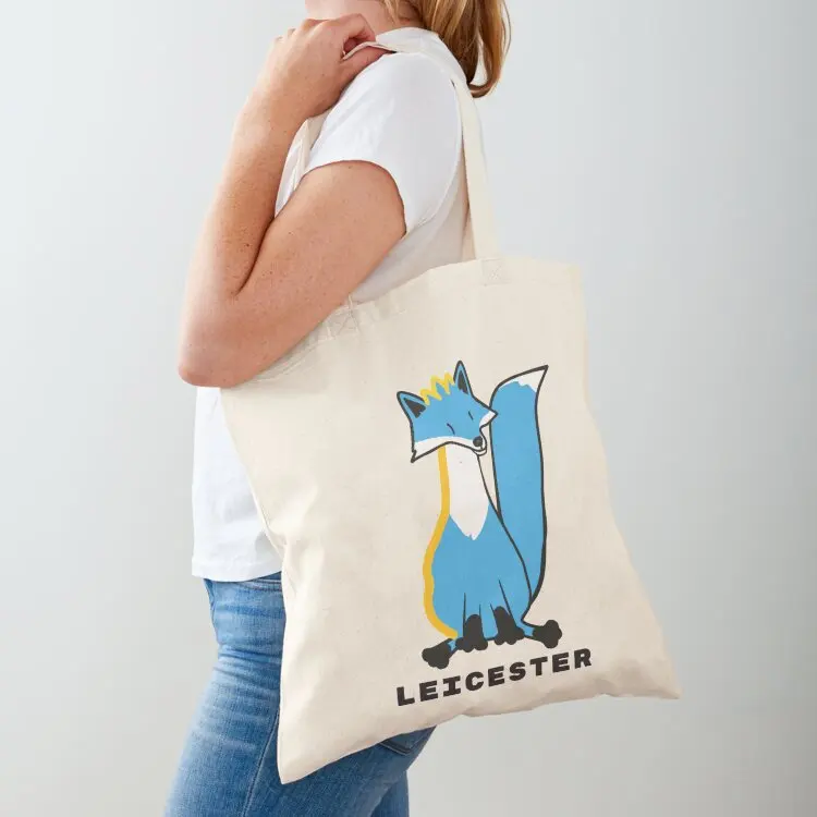 

Leicester City Blue Fox Tote Bag hand bag Woman shopper bag Shopper handbag great