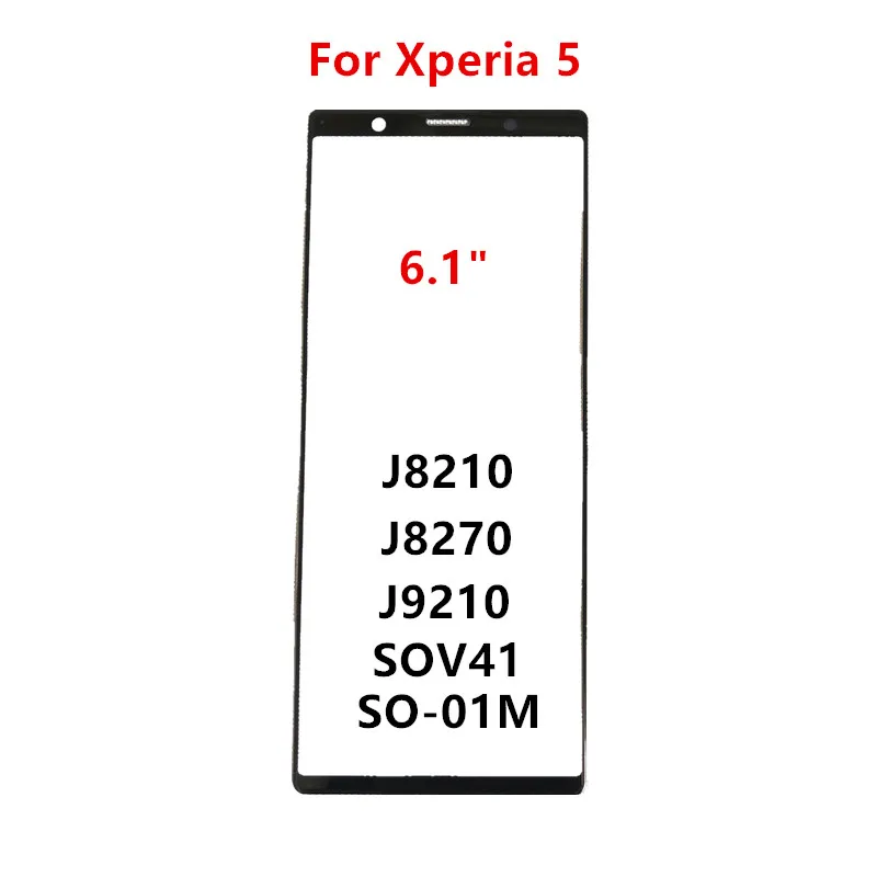 Outer Screen For Sony Xperia Pro i IV 1 iii 5 ii 10 Front Touch Panel LCD Display Glass Cover Repair Replace Parts