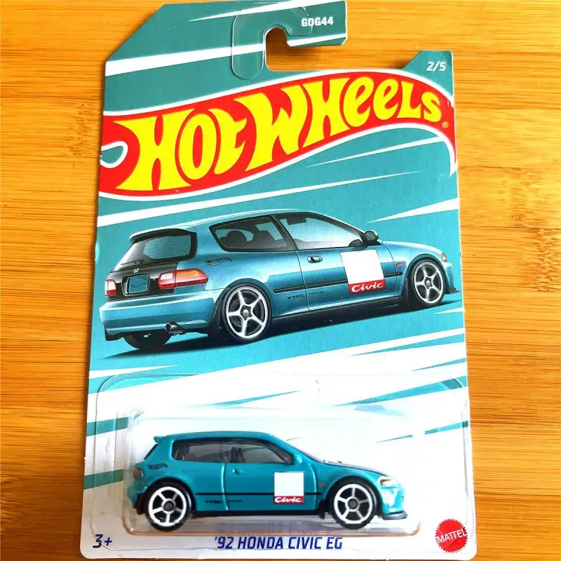 [In stock] HOT WHEELS Original CAR CULTURE Alloy Pressed Car Model Collectible Ornament HONDA CIVIC EG Finished Goods Model Toy