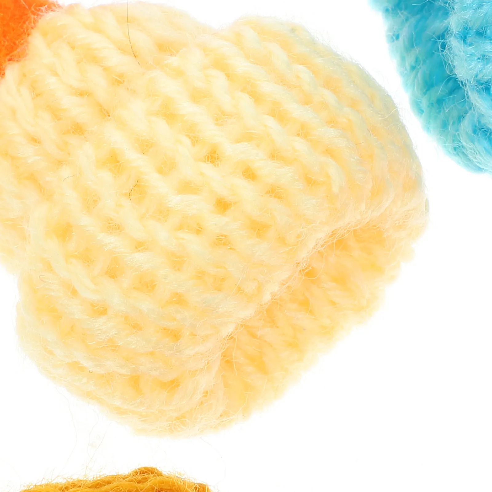 

7pcs Festival Wine Bottle Ornaments Mini Christmas Hats Decorative Caps Reusable Holiday Party Supplies Durable Yarn Hats For