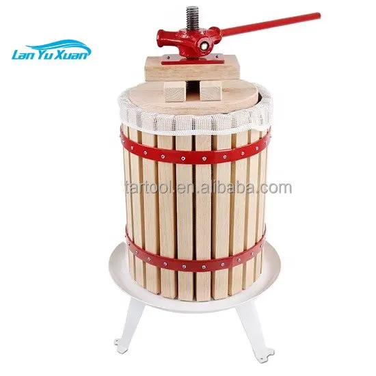 LFGB Manual Basketl Fruit Juice Press Juicer Extractor Machine  Cider Press Fruit Press